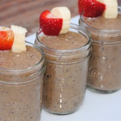 Chocolate Banana Berry Smoothie with Spinach
