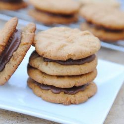 Reese's Peanut Butter Cup Cookie Sandwiches