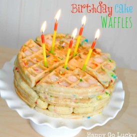 Birthday Cake Waffles Recipes