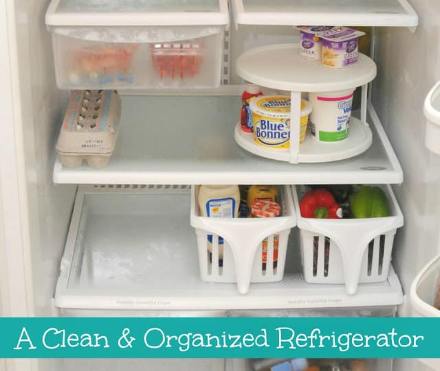 My Clean and Organized Refrigerator