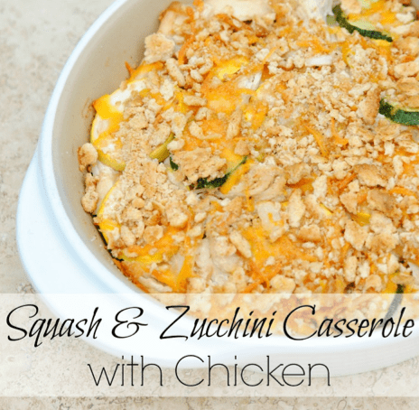 Squash & Zucchini Casserole with Chicken