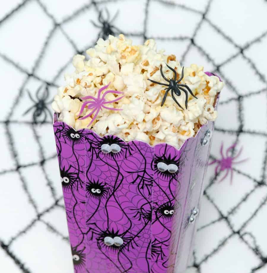 Halloween Movie Popcorn Box Upcycle