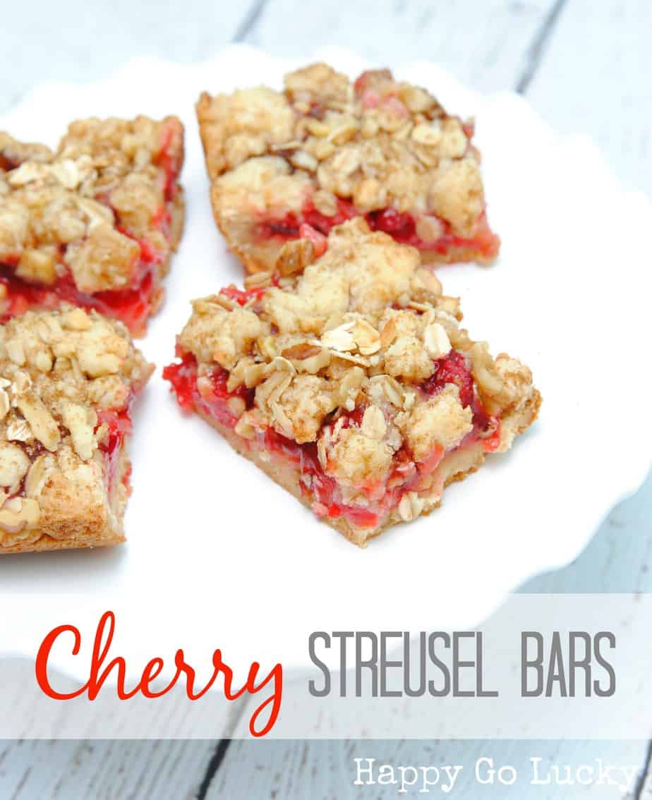 Cherry Streusel Bars