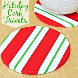 Make a Holiday Cork Trivet using FrogTape