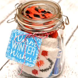 Winter Survival Kit Gift in a Jar