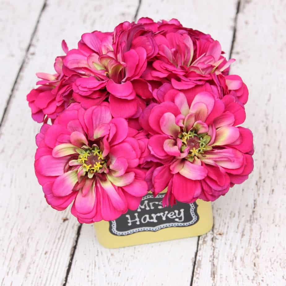 flower pen with personalized flower pot