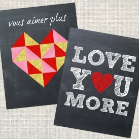 Love You More Printables