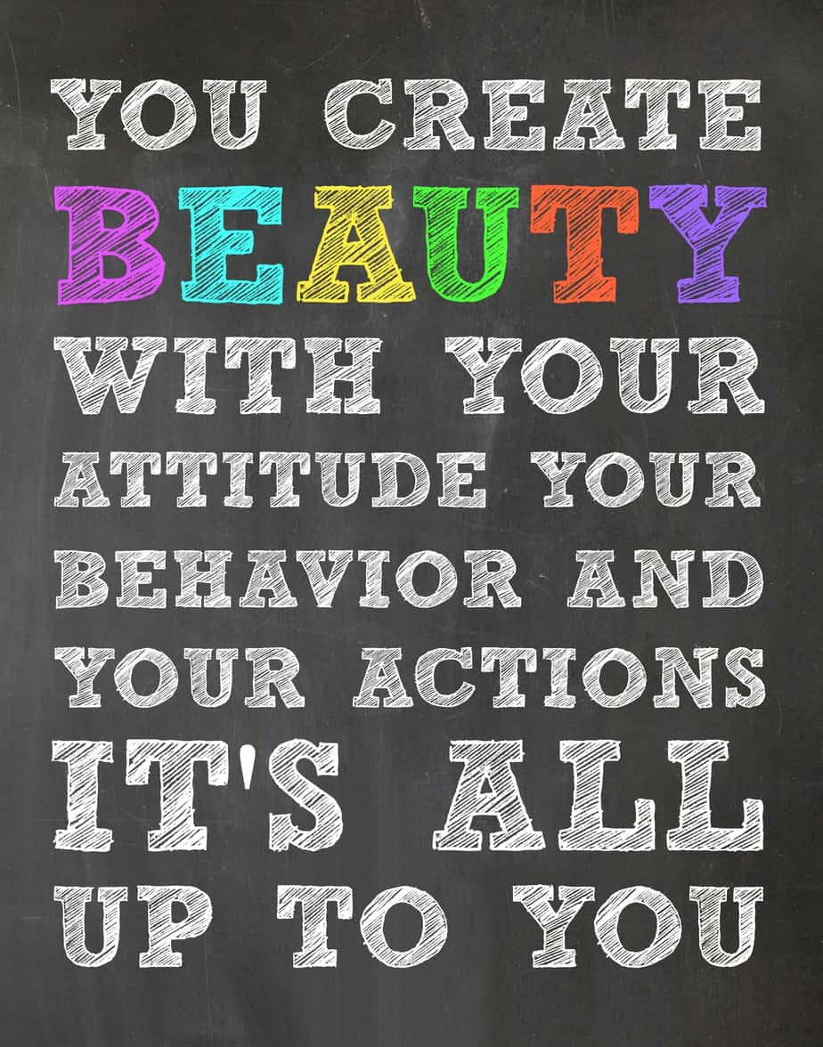 You Create Beauty {Free Printables}