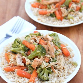 Slow Cooker Chicken Veggie Recipe - Quick and Easy Meal