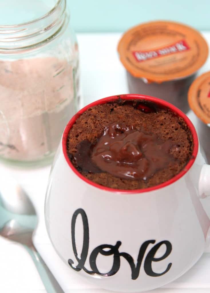 cake in a mug #puddinglove