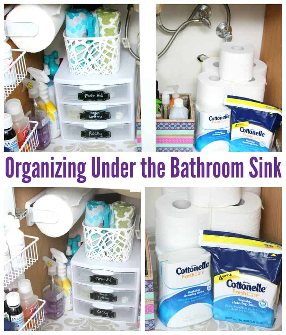 Organizing Under the Bathroom Sink