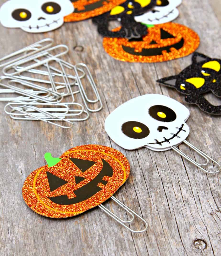 Halloween Paperclip Bookmarks