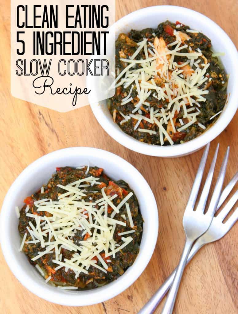 Chicken and Spinach - Clean Eating and only 5 Ingredients