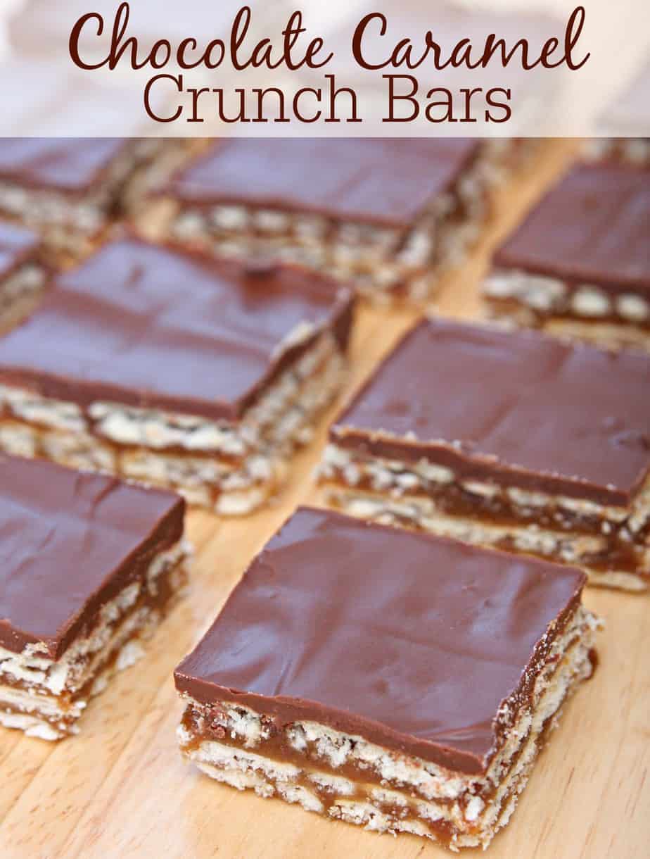 Chocolate Caramel Crunch Bars