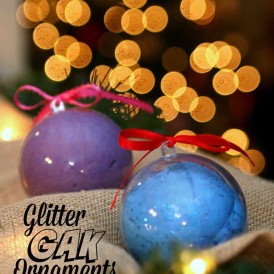 Glitter Gak Ornaments