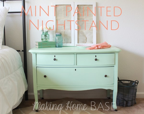 upcycled-mint-painted-nightstand