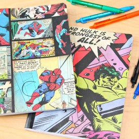 DIY Superhero Notebooks