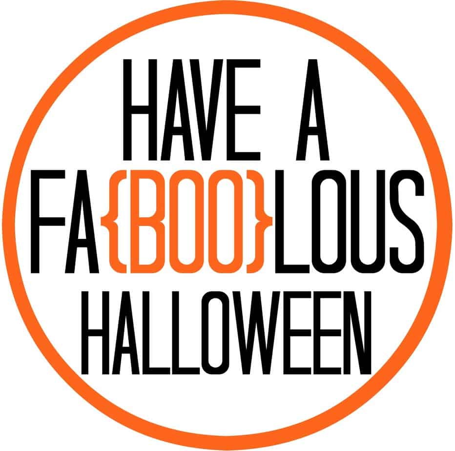 Faboolous Halloween Gift Tag