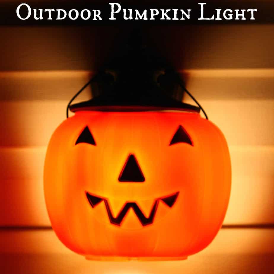 Outdoor Pumpkin Light