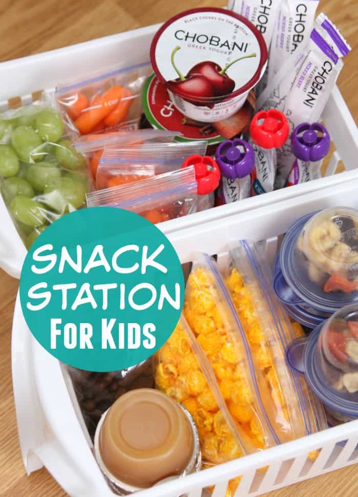 Easy Snack Station for Kids