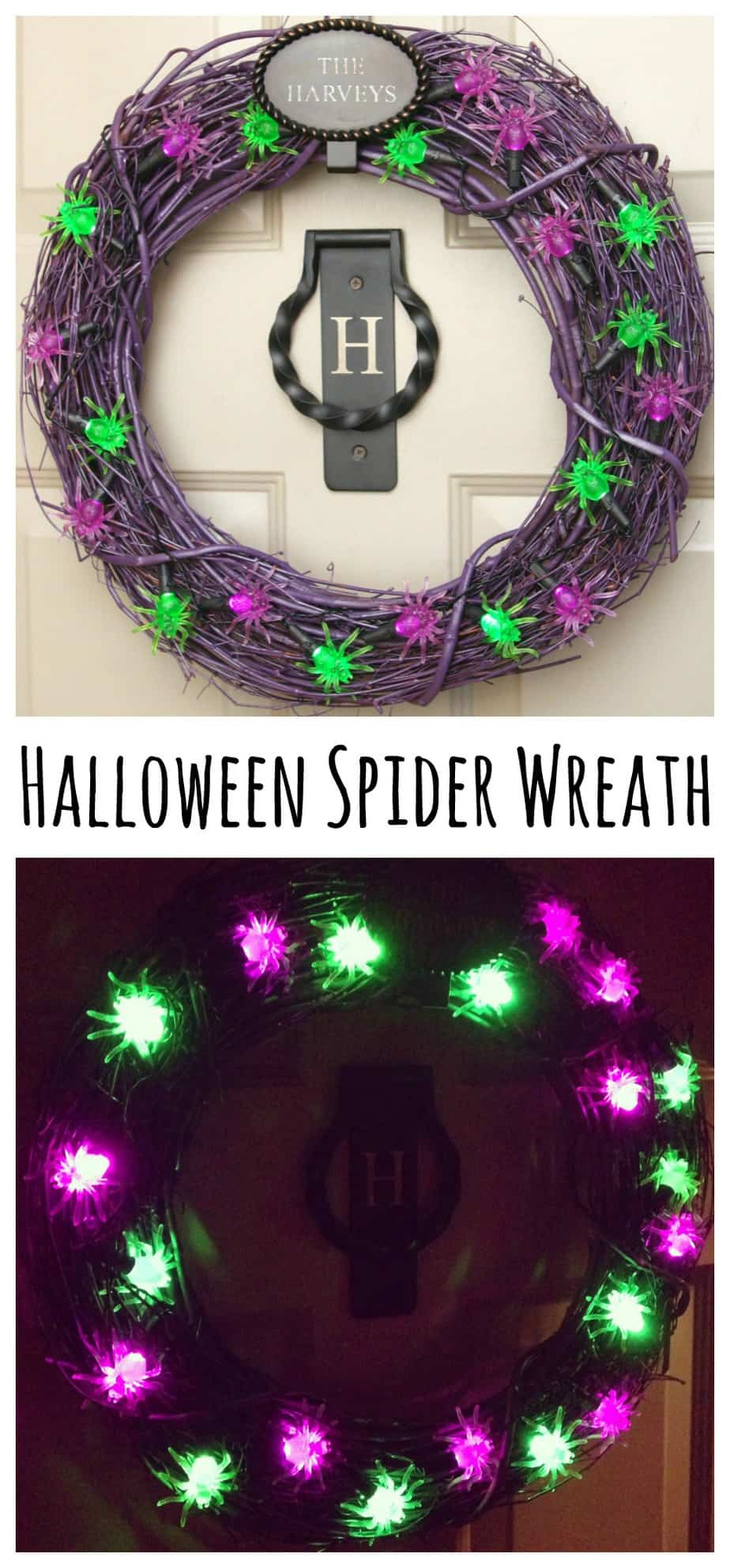 Halloween Spider Wreath