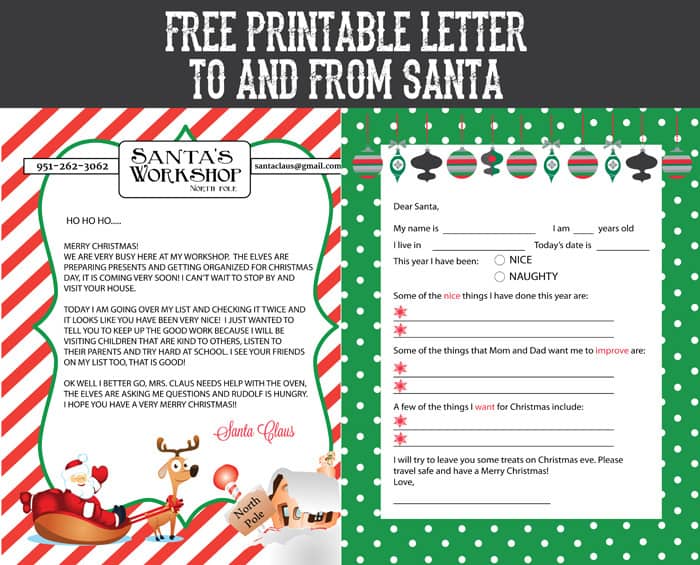 Free Letter from Santa