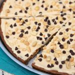 Chocolate Peanut Butter Cookie Pizza