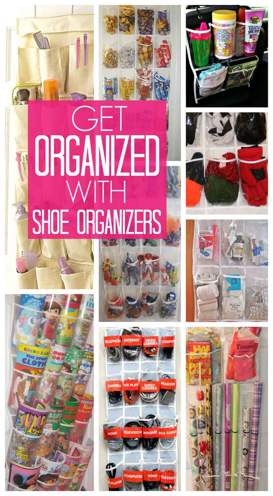 Get Organized with Over-the-Door Shoe Organizers