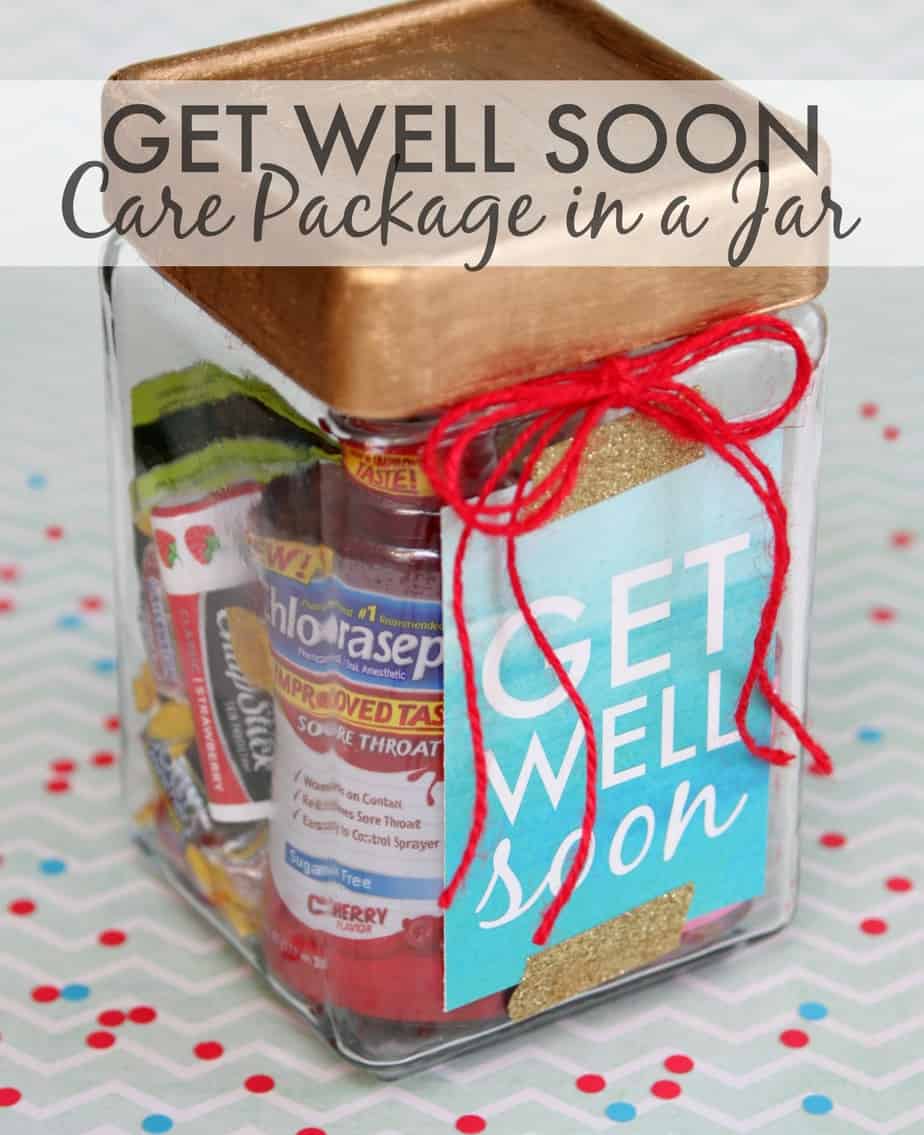 Get Well Soon Care Package in a Jar