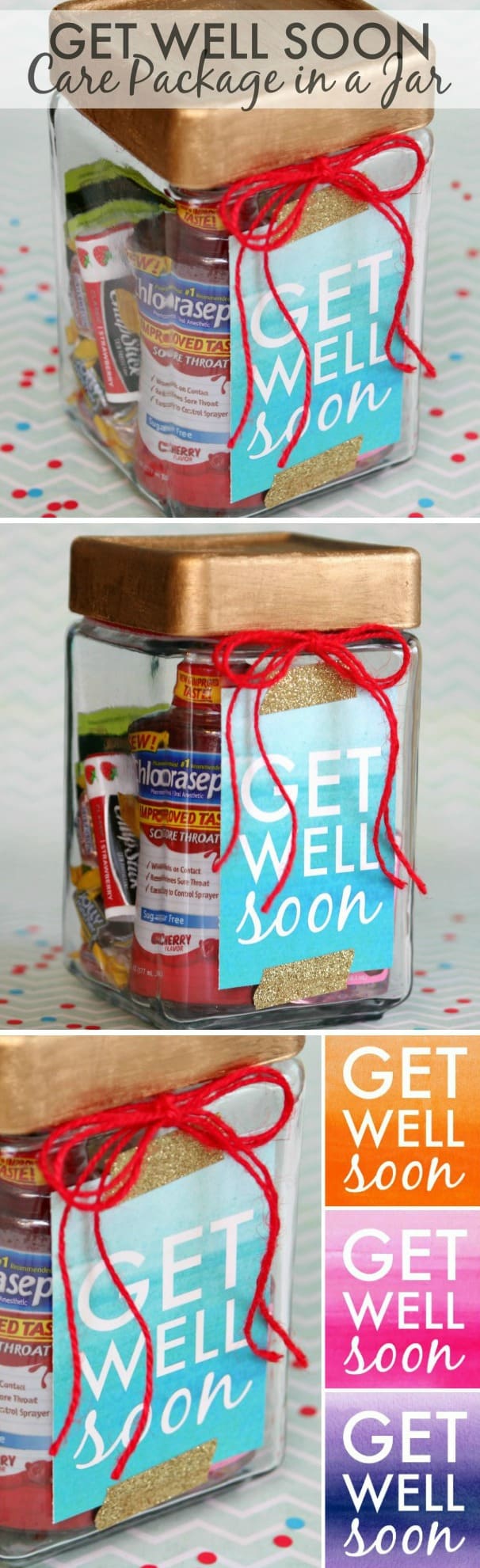 Get Well Soon Care Package in a Jar