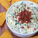 Cheesy Spinach and Bacon Dip