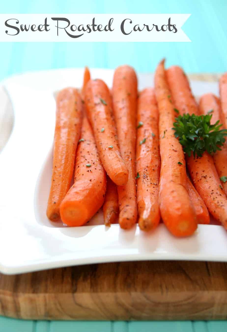 Sweet and Savory Roasted Carrots