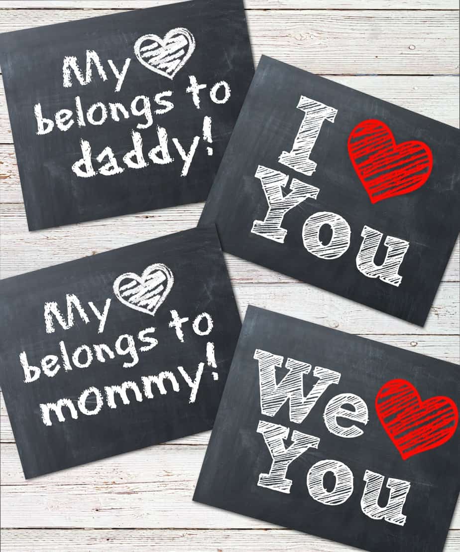 Valentine’s Day Photo Props {Free Printables}