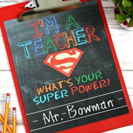 Teacher Super Power Free Printable