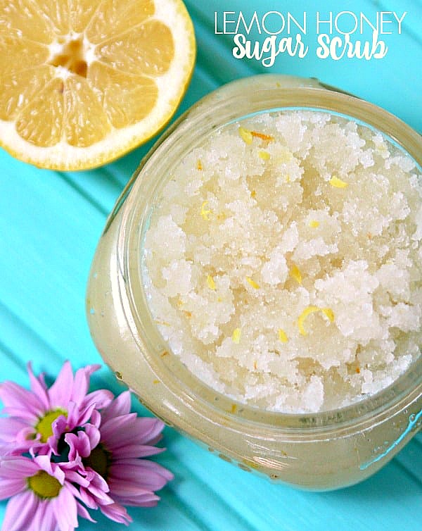 Lemon Honey Sugar Scrub - Kara Creates