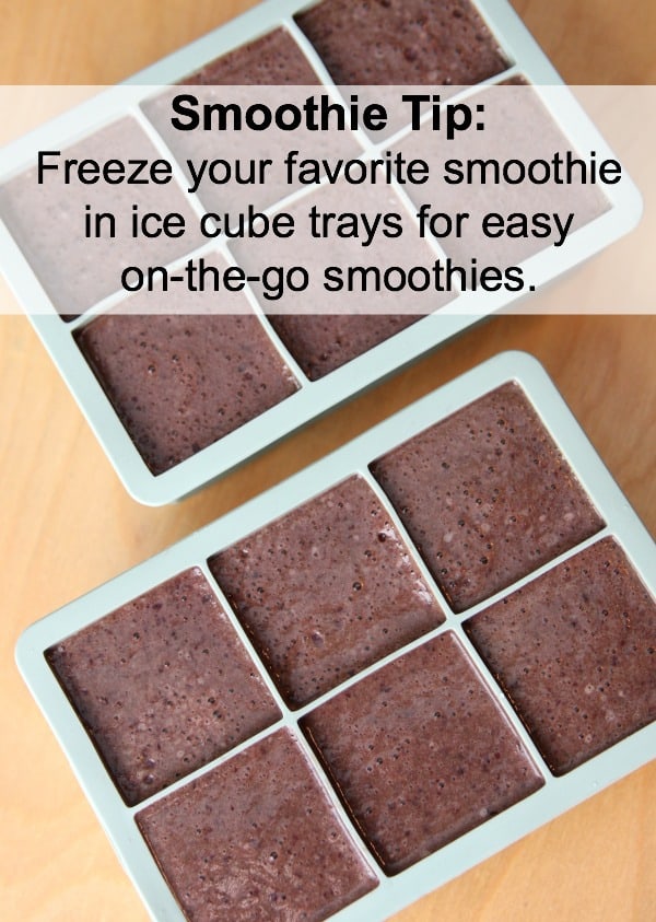 Smoothie Tip - Ice Cube Trays