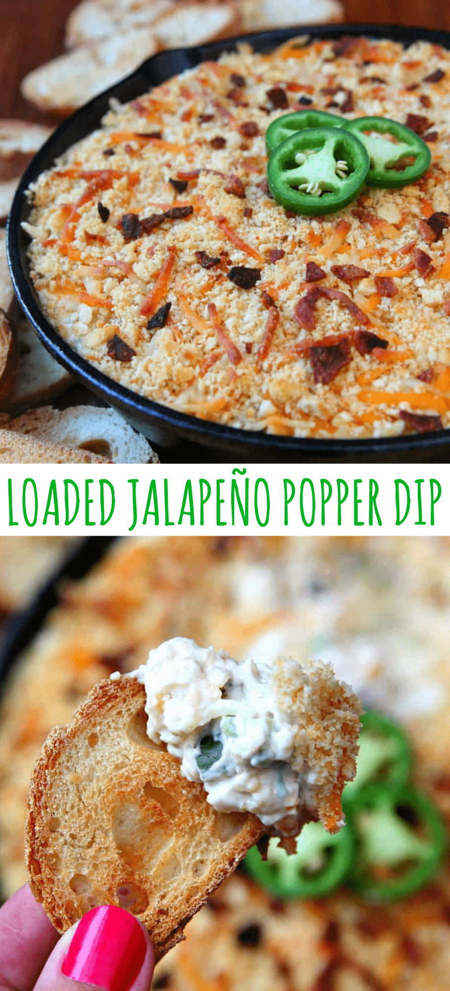 Loaded Jalapeno Popper Dip