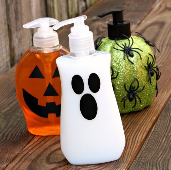 DIY Halloween Soap Dispensers