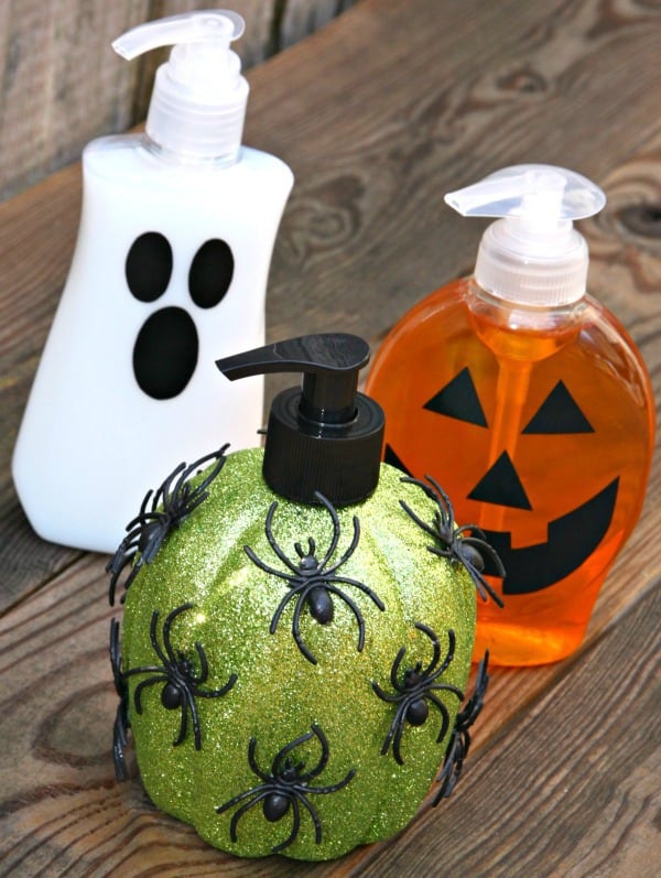 DIY Halloween Soap Dispensers