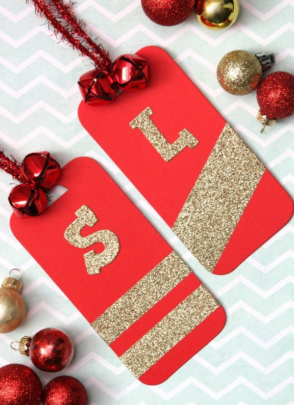 Glitter Personalized Gift Tags