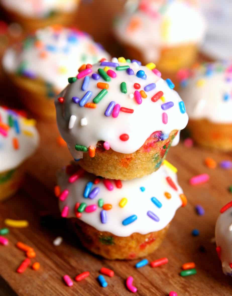 Mini Funetti Donut Muffins