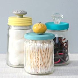 upcycled storage jars