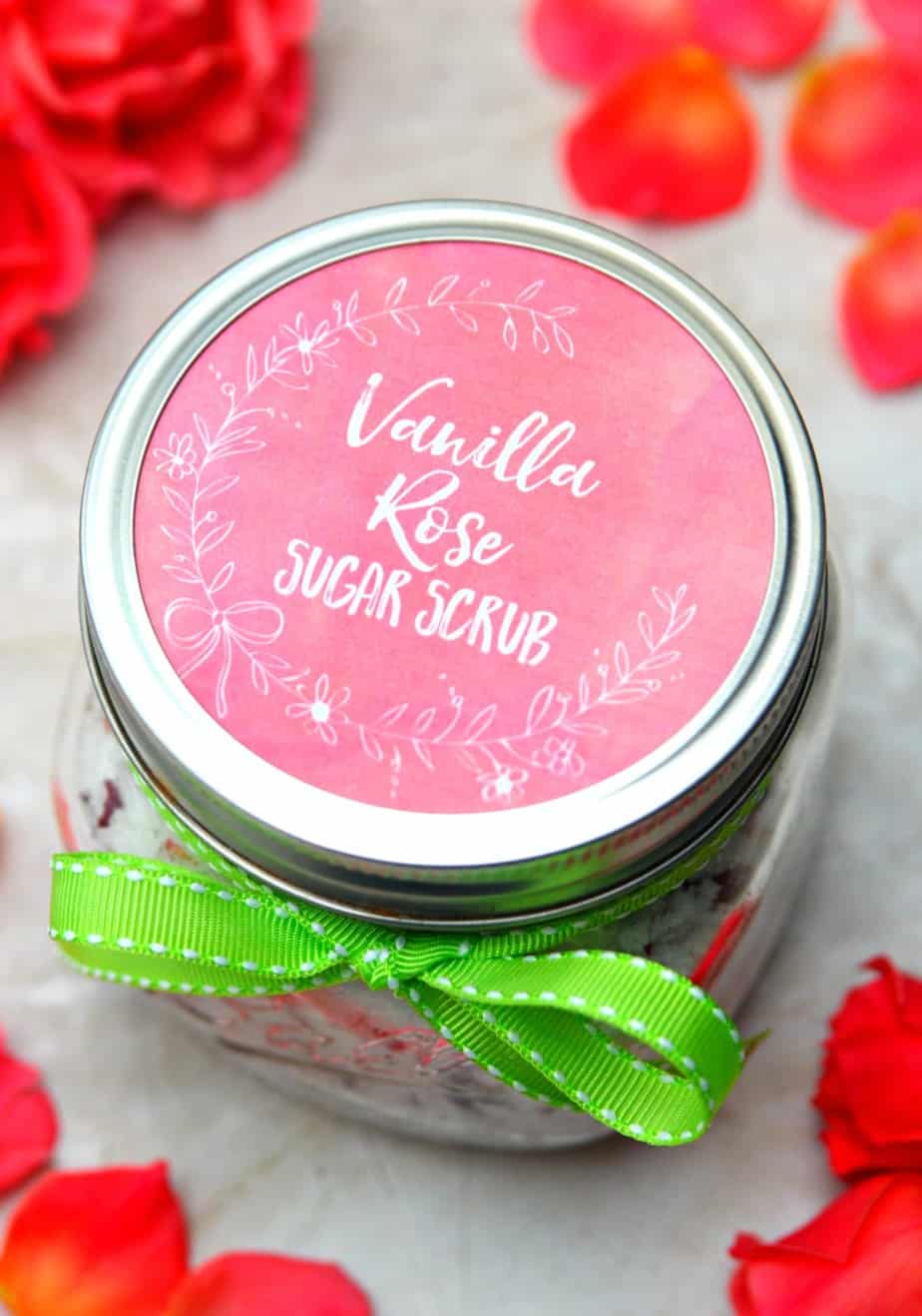 Vanilla Rose Sugar Scrub
