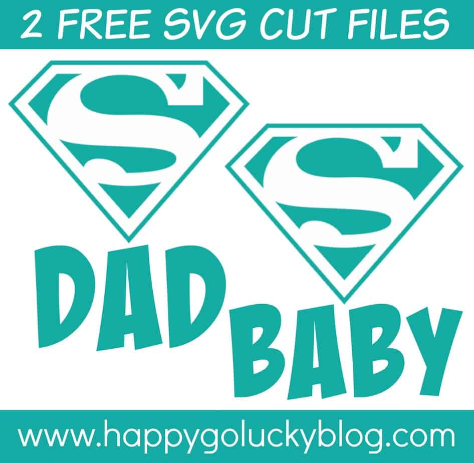 Super Dad Super Baby SVG Cut File