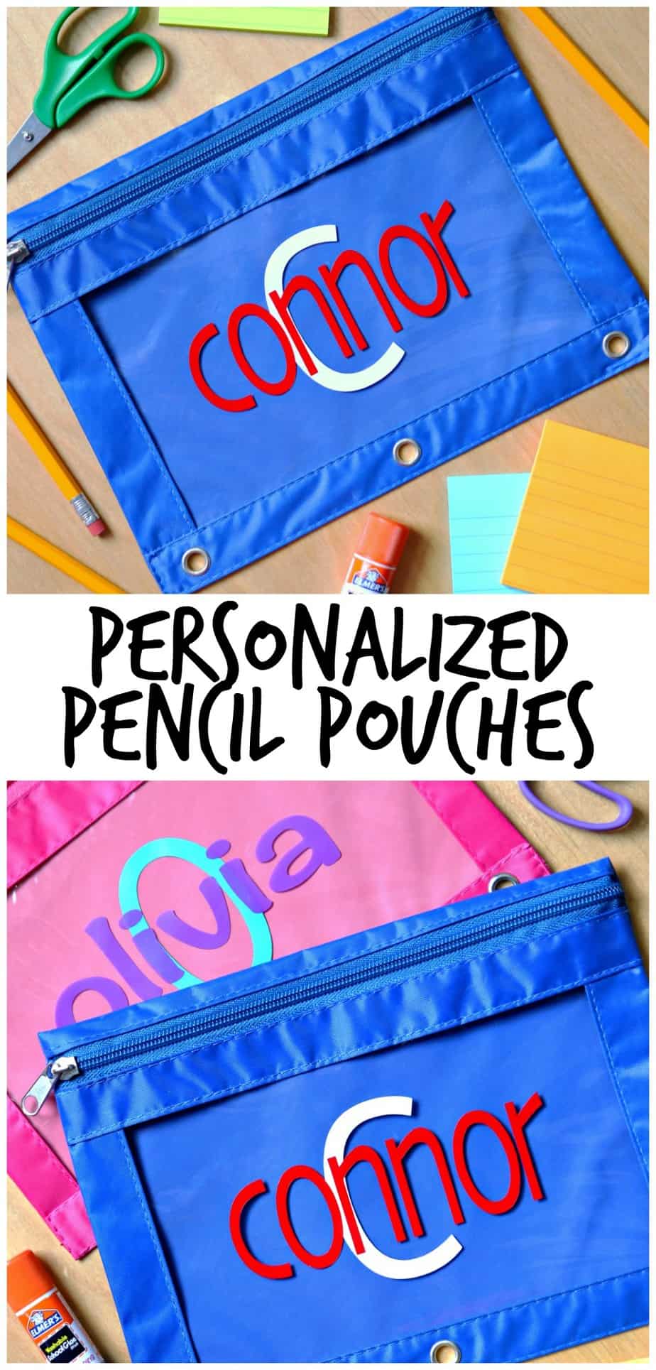 Personalized Pencil Pouches