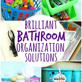 Brilliant Bathroom Organization Solutions