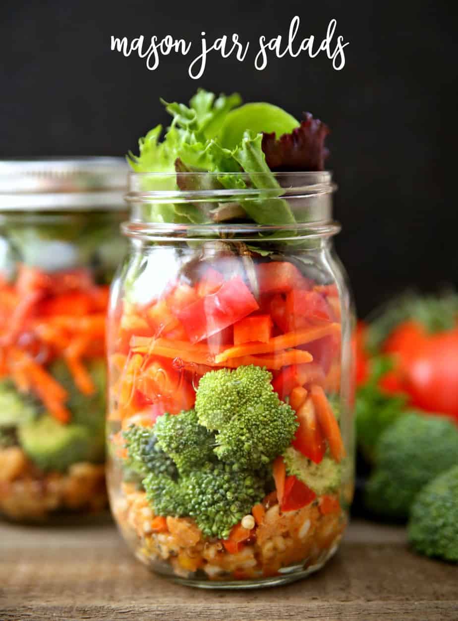 Mason Jar Salads – The Perfect Grab & Go Lunch