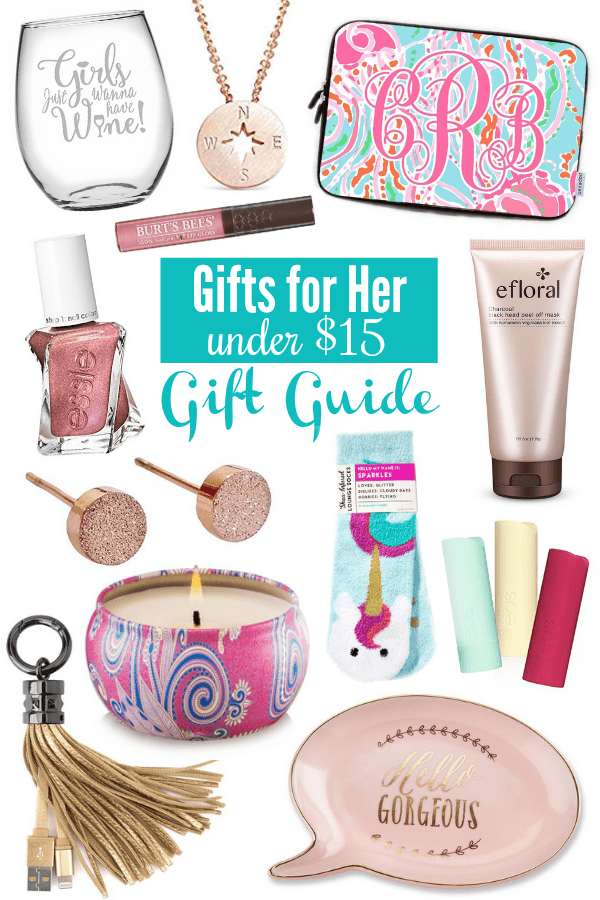 Gifts for Her Under $15 Gift Guide - Kara Creates