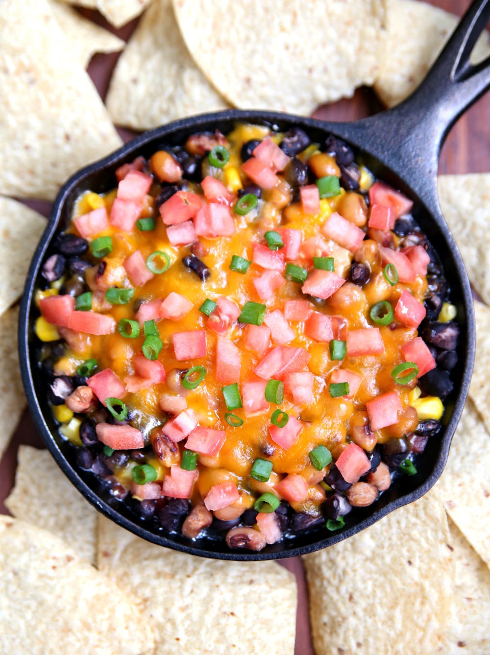 New Year's Bean and Cheese Dip