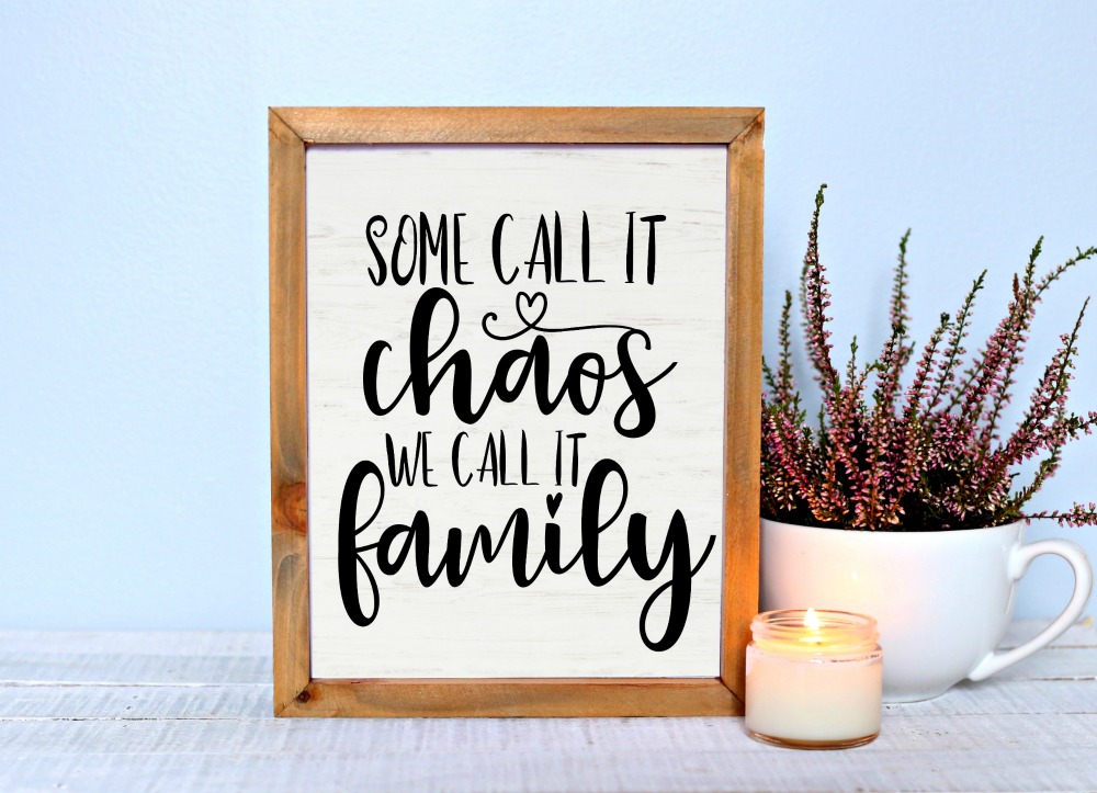 Chaos Family Framed Printable